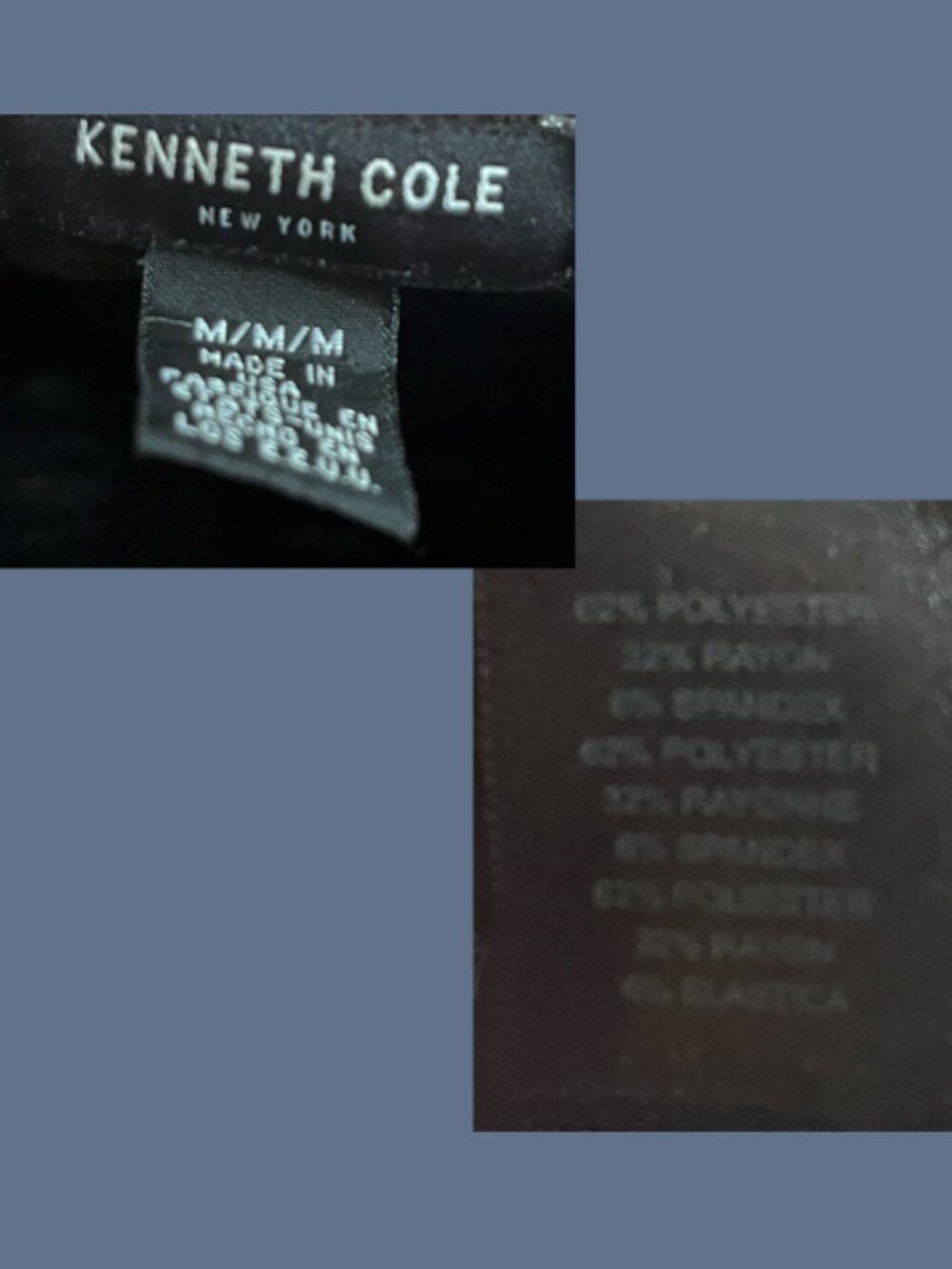 Kenneth Cole Black Open Front Hooded Duster Cardigan - Picture 8 of 9